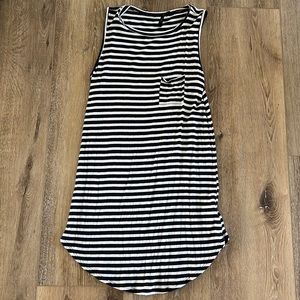 Mini stripped dress